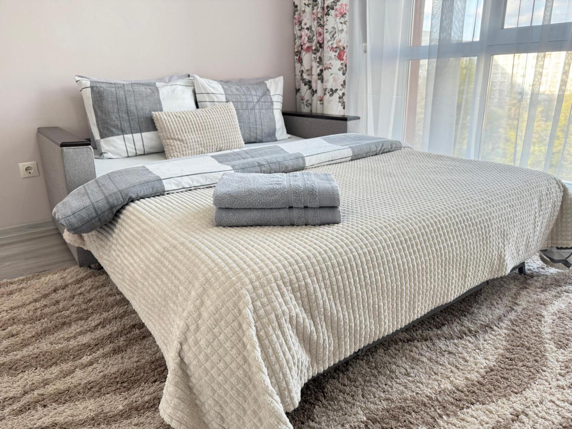 צ'יסינאו Cozy Two Bedroom Large Apartment מראה חיצוני תמונה